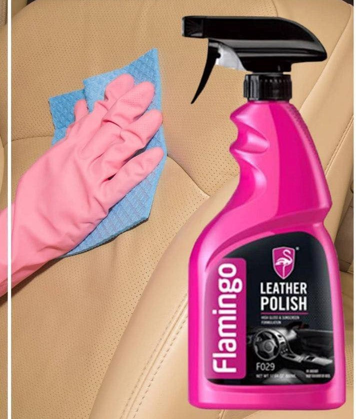 Flamingo One-Swipe Leather Polish For Cars