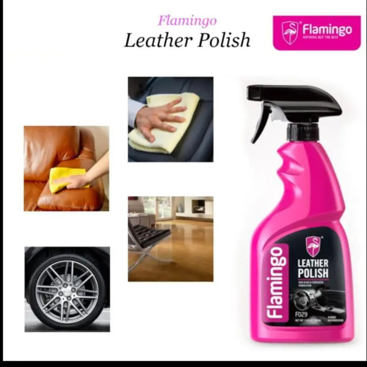 Flamingo One-Swipe Leather Polish For Cars