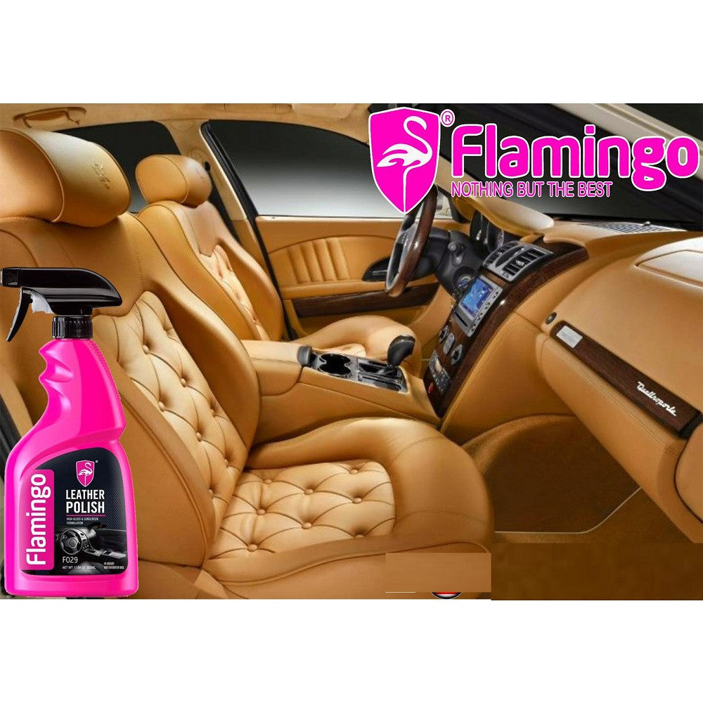 Flamingo One-Swipe Leather Polish For Cars