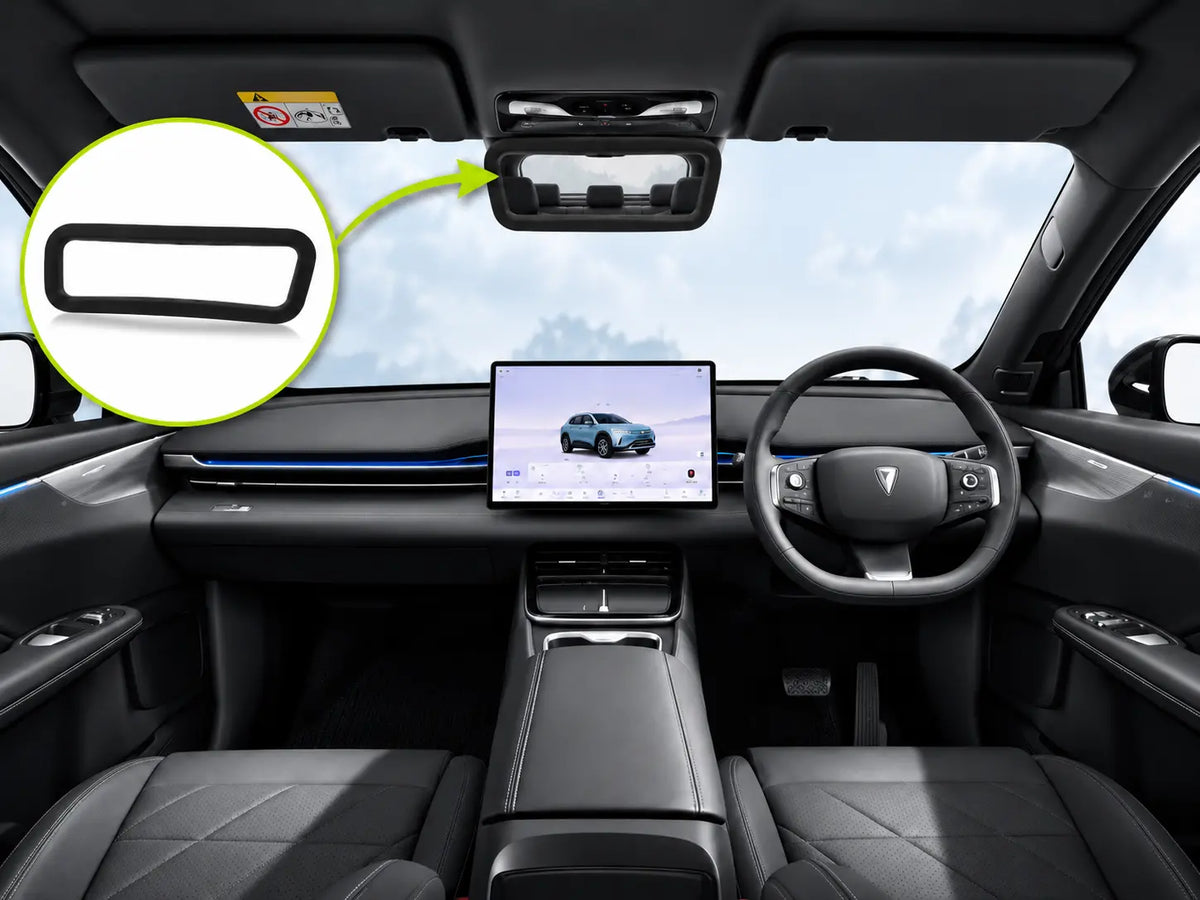 Roof mirror rubber seal installed on Deepal 2025-2026