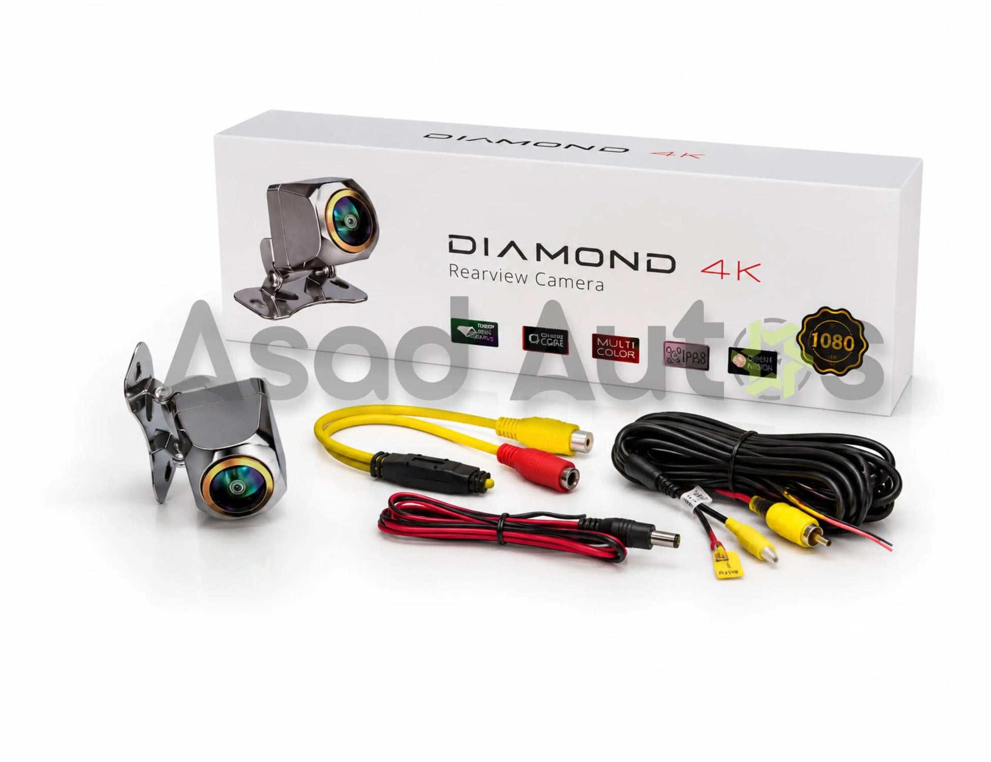 Diamond 4K rearview camera - HD reverse parking camera with night vision - Asad Autos
