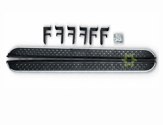 Diamond style anti-slip side steps running boards pair for Changan Oshan X7 2022-2026 SUV - Asad Autos