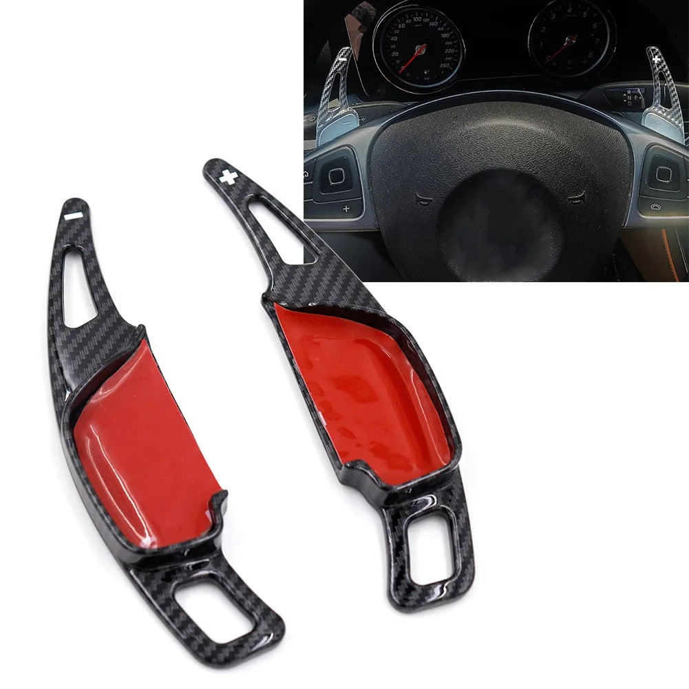 Carbon Fiber Paddle Shift Extensions for Toyota Corolla Steering Wheel (2014-2022) - Set of 2