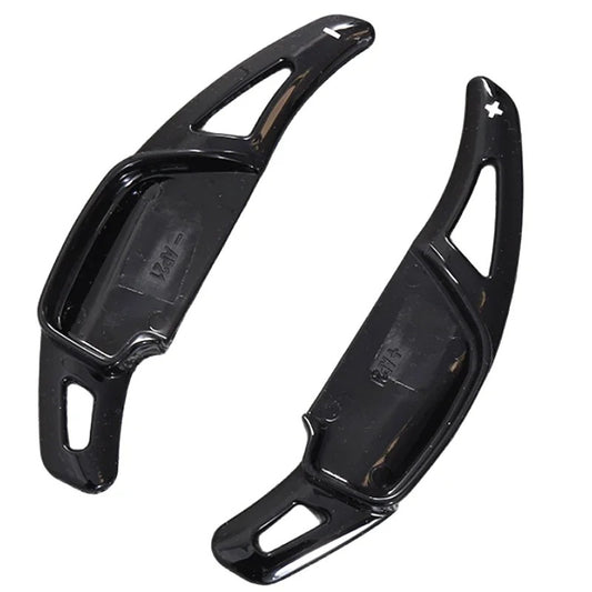 "2PCS Aluminum Black Steering Wheel Paddle Shifter Extensions for Haval - Auto Gear Shift Enhancements"