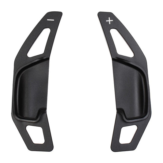 "2PCS Aluminum Black Steering Wheel Paddle Shifter Extensions for Haval - Auto Gear Shift Enhancements"