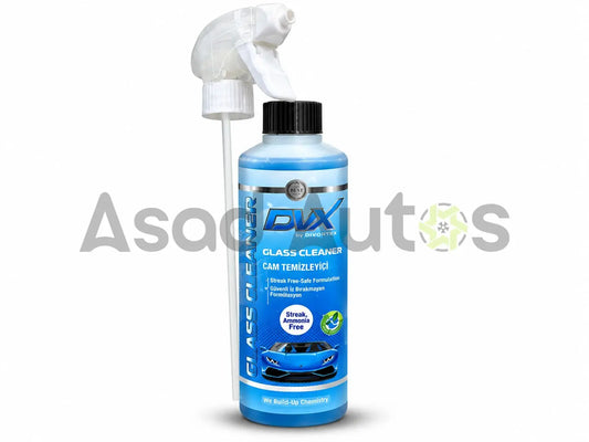 DVX glass cleaner for car windscreens and windows