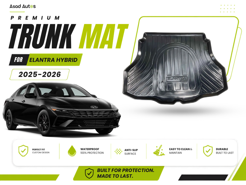 esigned specifically for the latest Elantra Hybrid models, this mat offers superior protection against dirt, spills