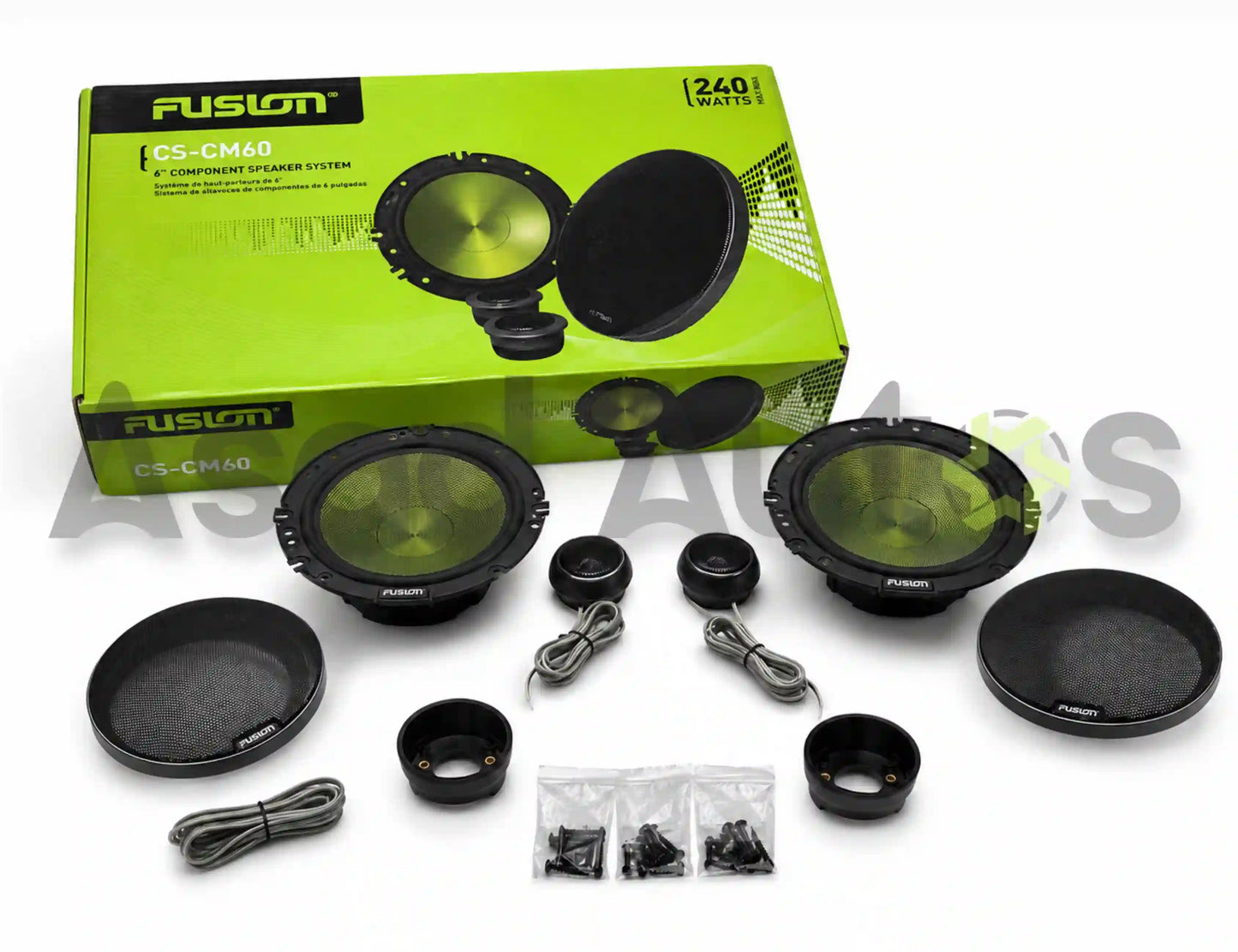 Fusion CS-CM60 6-Inch 240W Component Car Speakers
