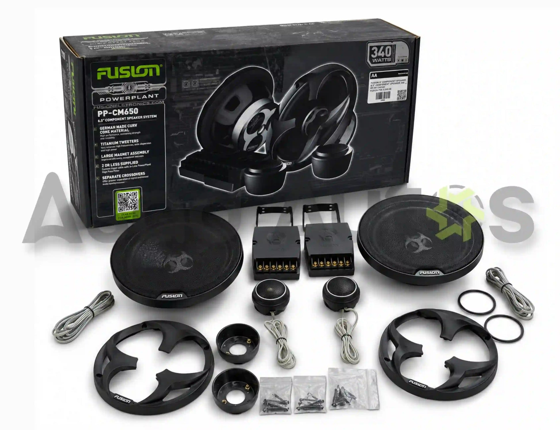 Fusion PP-CM650 6.5 Inch 340W Component Speakers