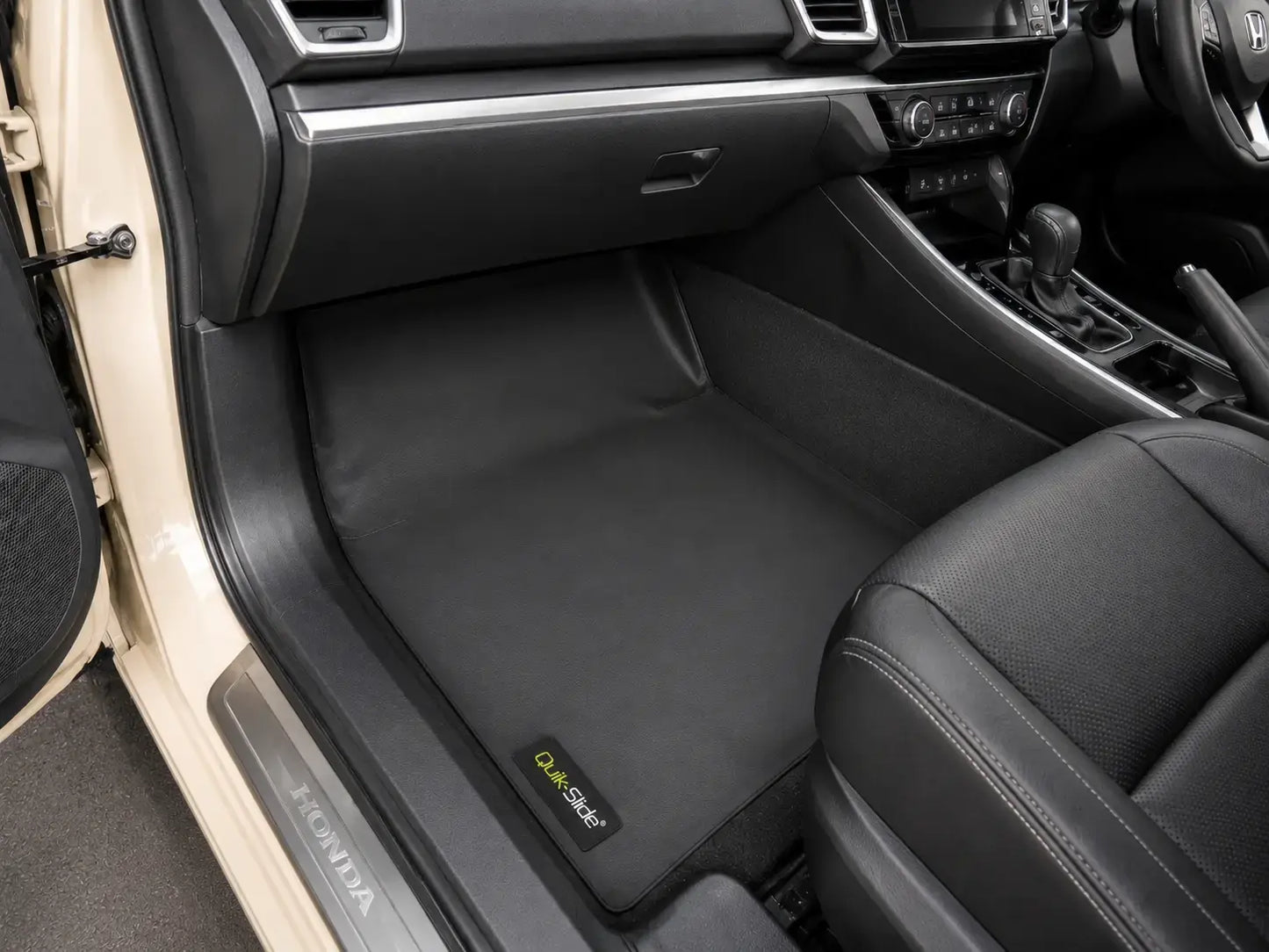 Custom floor matting for Honda City Japanese (2022–2026) with premium interior protection and custom vehicle-specific fit.