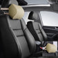 "Car Seat Headrest Pillow providing ergonomic neck support"
