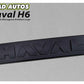 "Matte Black Monogram Emblem for Haval H6 – Front Grille View"
