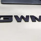 "Matte Black Monogram Emblem for Haval H6 – Front Grille View"
