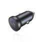 "QGeeM USB Car Charger with QC 3.0 & USB-C PD fast charging, dual-port design, and smart safety protection."
