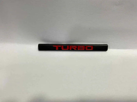 Turbo Monogram Emblem Logo – Premium Car Badge for a Sporty Look