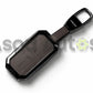 Gun Brown leather metal key cover for Jaecoo J5 with carabiner keychain