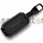 Gun Black leather metal key cover for Jaecoo J5 with carabiner keychain