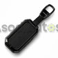 Gun Black leather metal key cover for Jaecoo J5 with carabiner keychain
