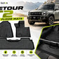 TPE floor mats installed inside Jetour T2 cabin