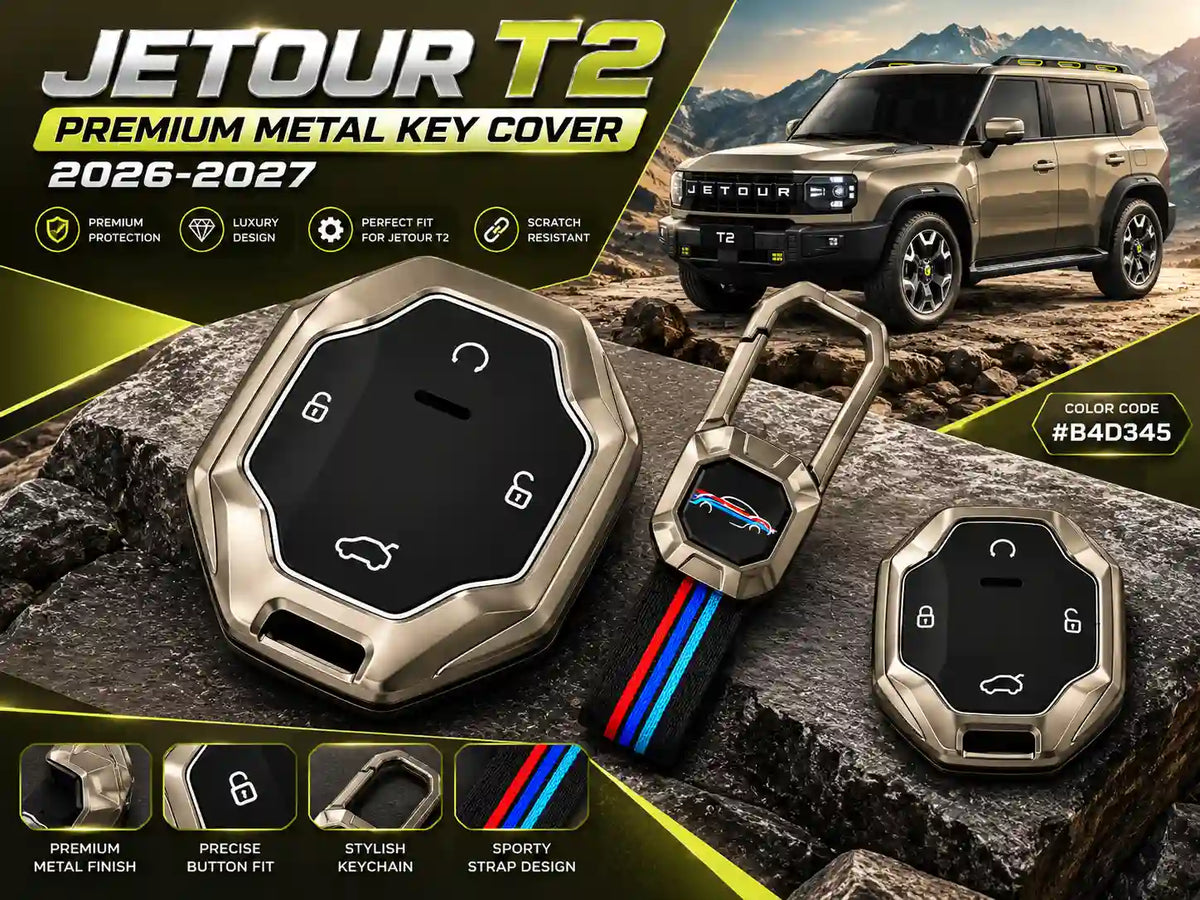 Jetour T2 Premium Metal Key Cover 2026-2027