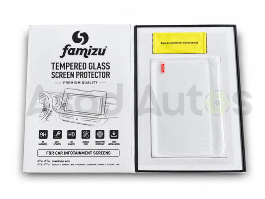 LCD glass protector 10 inch universal car screen guard
