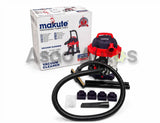 Makute Bowler Plus PB001 wet and dry vacuum cleaner with stainless steel drum hose and attachments - Asad Autos