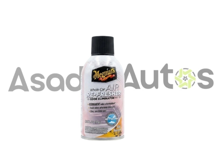 Meguiars Whole Car Air Re-Fresher Fiji Sunset Odor Eliminator Mist for Vehicle Interior Freshness by Asad Autos