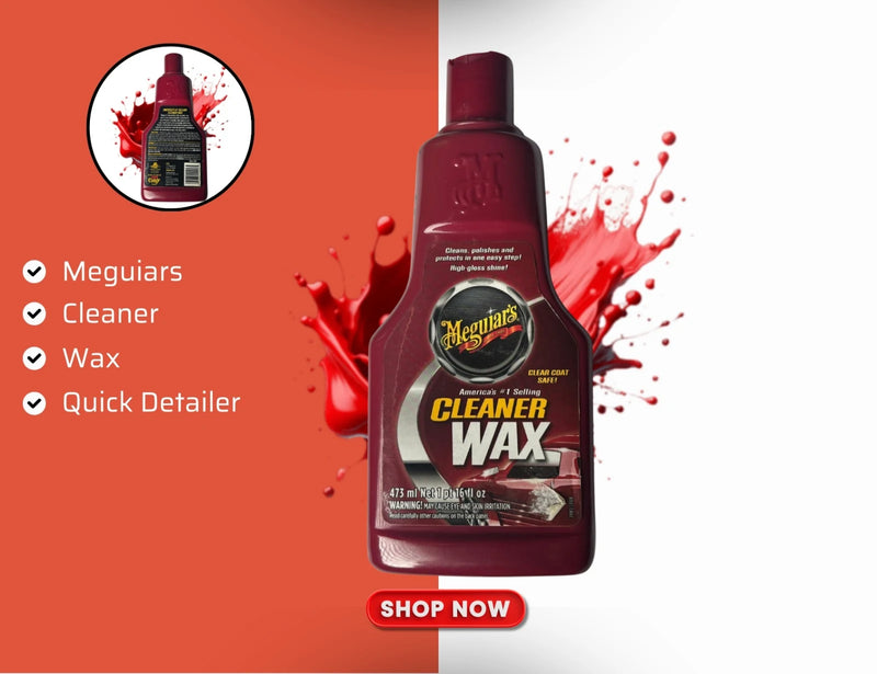 Meguiar's Cleaner Wax All-in-One Car Wax Asad Autos – Premium Car Paint Cleaner, Polish and Protective Wax