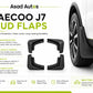 Custom-fit black mud flaps splash guards pair for Jaecoo J7 - Asad Autos