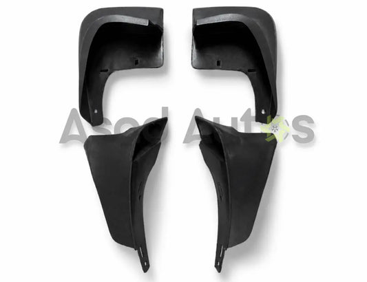 Custom-fit black mud flap fitted on Toyota Yaris 2018-2026 front wheel arch splash guard - Asad Autos