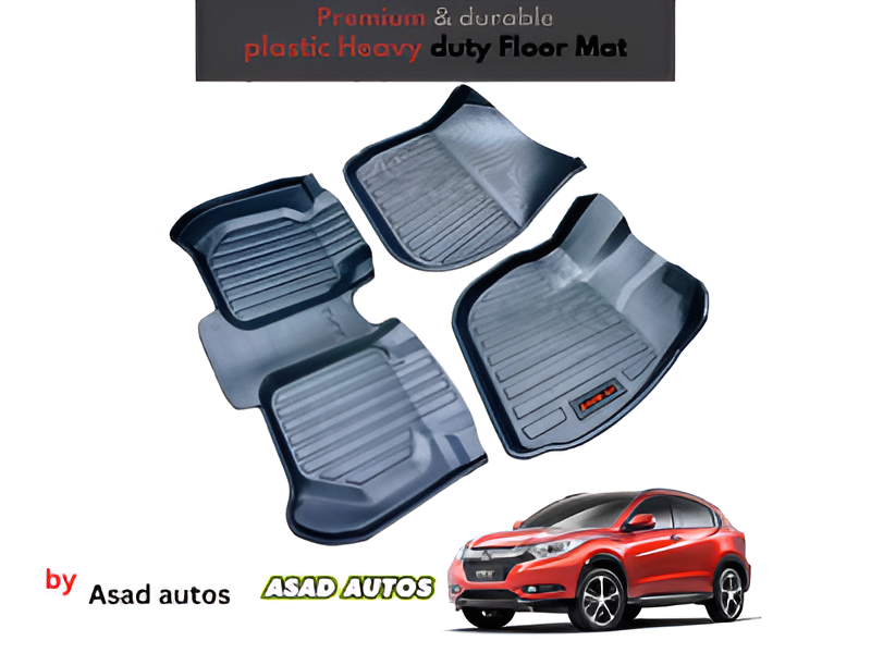 Honda HR-V 2022-2024 Luxury 9D Plastic Floor Mats – Premium Custom Fit Protection