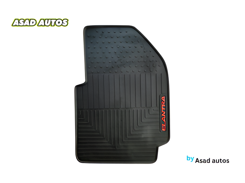 Hyundai Elantra 2021-2024 Latex Rubber Car Floor Mat – All-Weather Protection & Durability