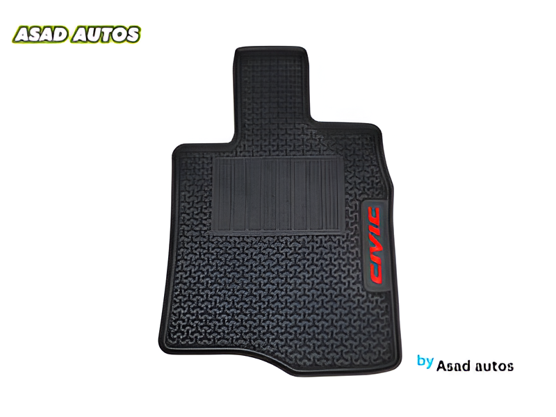 Honda Civic RS 2022-2024 Rubber Latex Car Floor Mat – Durable, Custom Fit & All-Weather Protection