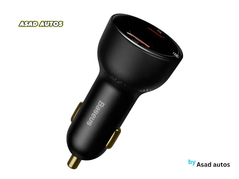 Baseus Supreme Digital Display PPS Dual Quick Car Charger – Black