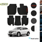 Honda Vezel 2014-2021 Latex Rubber Car Floor Mat – Custom Fit & All-Weather Protection