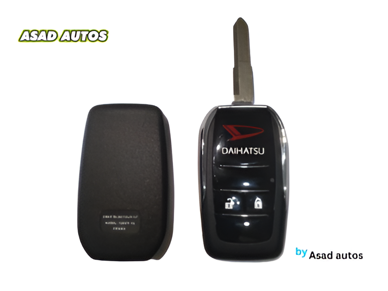 Perodua Axia Daihatsu Logo Modified Remote Casing – Flip Key Replacement Case Shell