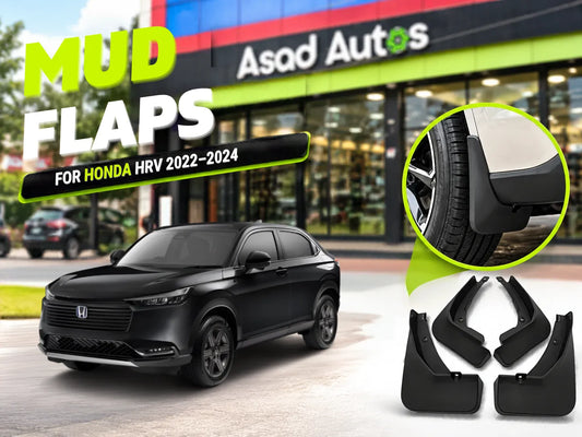 premium quality mud flaps, specially designed for Honda HRV models 2022 to 2024.