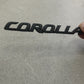 Corolla Matte Black Rear Logo | Monogram | Emblem | Decal