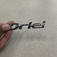 Carbon Fiber Oriel Emblem Monogram Logo Decal
