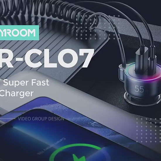 Joyroom 3-in-1 Wired Car Charger