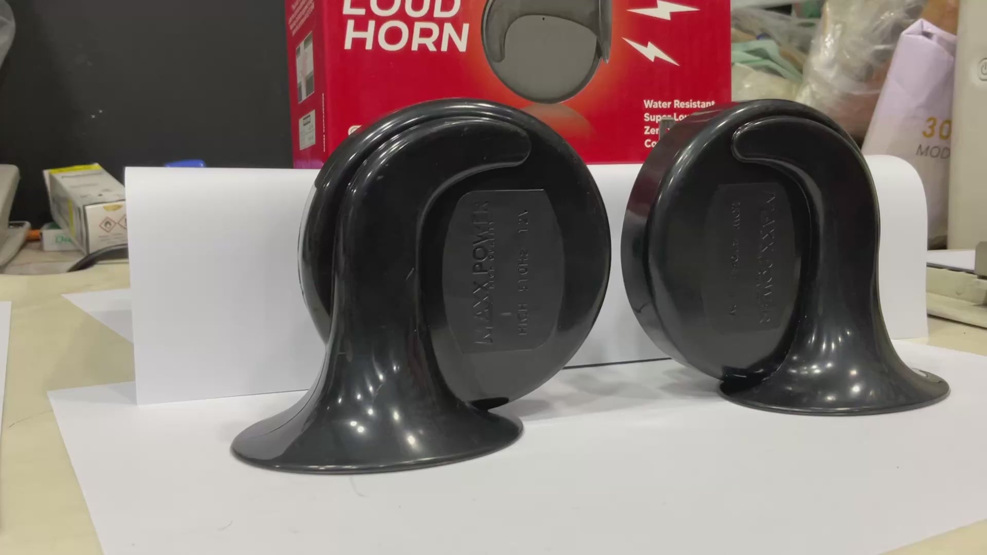 Maxx Power Universal Car Horn – High Performance & Weather Resistant
