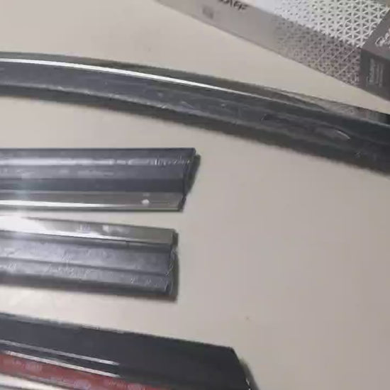 TXR Air Press for Kia Sportage L HEV – Chrome Lined Window Visors Set

