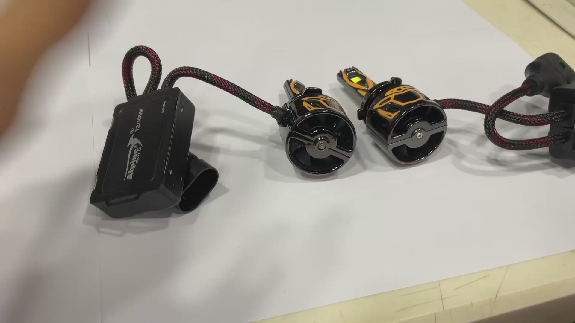 Alpine Gold LED Headlight 1200W Ultra Bright Car Light