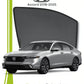 QS QuikSlide custom fit window sun shades installed on Honda Accord VIP Sedan 2018-2025 for UV protection, heat reduction, and privacy