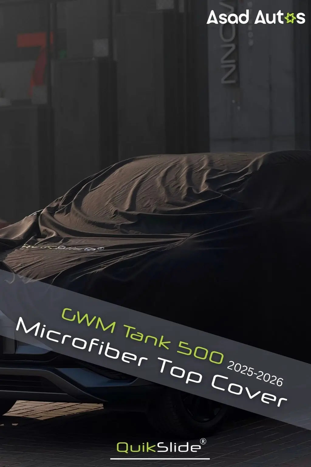 QuikSlide Microfiber Top Cover for GWM Tank 500 2025–2026
