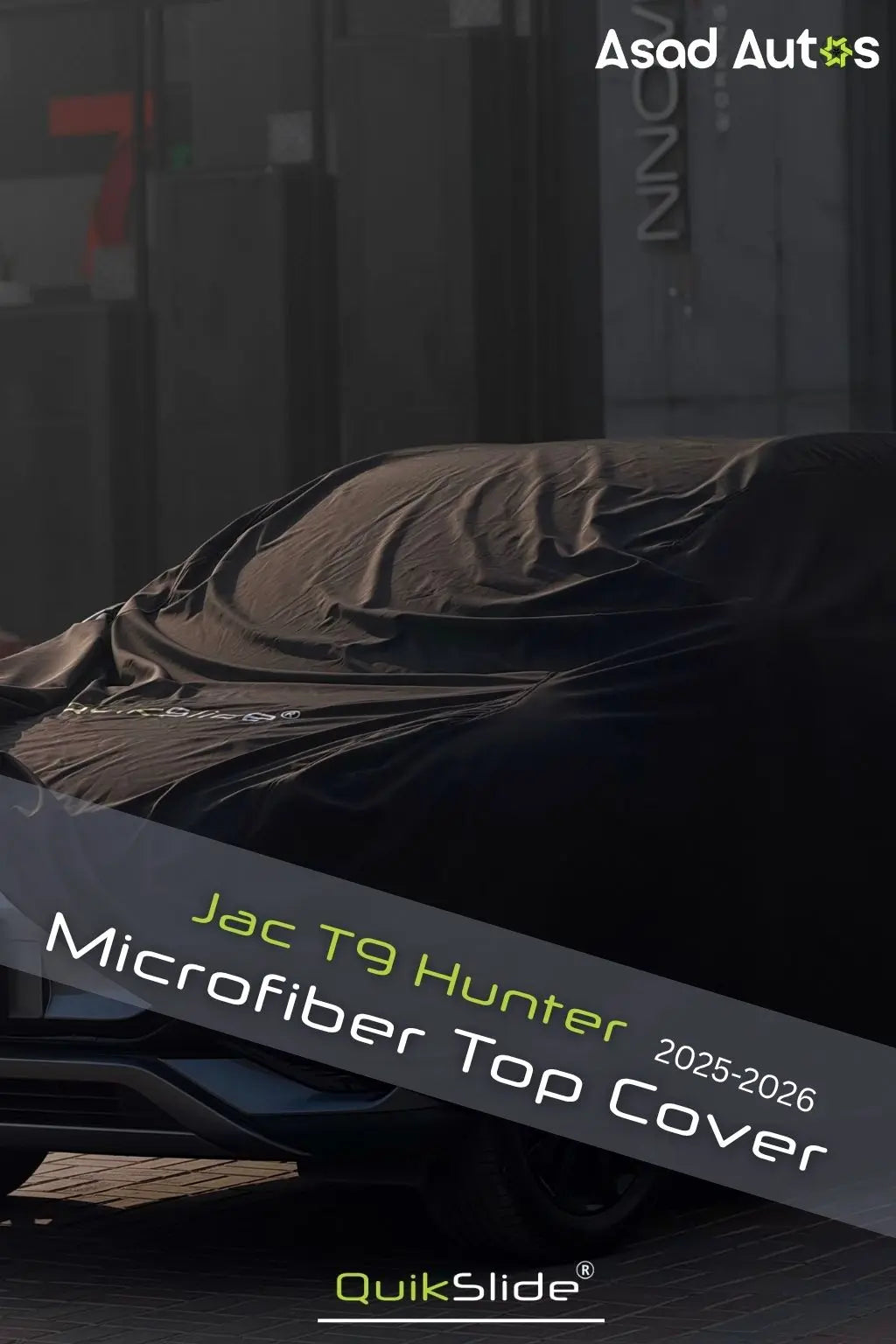 QuikSlide Microfiber Top Cover for JAC T9 Hunter 2025–2026