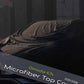 Soft breathable scratch-free microfiber fabric close-up of QuikSlide top cover for Omoda E5 2025-2026 UV and dust protection - Asad Autos