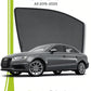 QS QuikSlide custom fit window sun shades installed on Audi A3 2015-2023 sedan side window