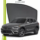 QS QuikSlide custom fit window sun shades installed on BMW X1 2016-2021 crossover side window