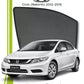 QS QuikSlide custom fit window sun shades installed on Honda Civic Rebirth 2012-2015 sedan side window